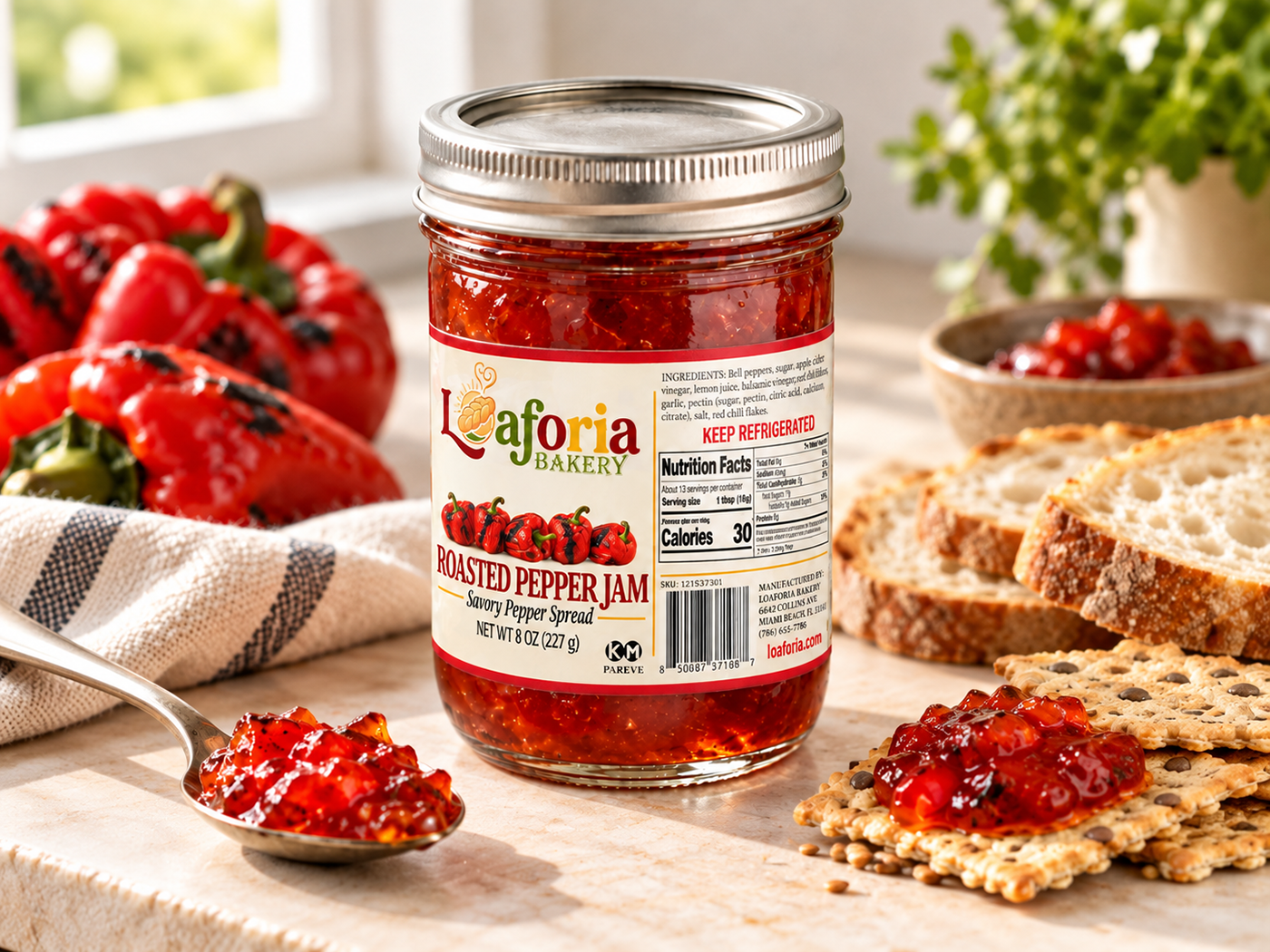 Roasted Pepper Jam