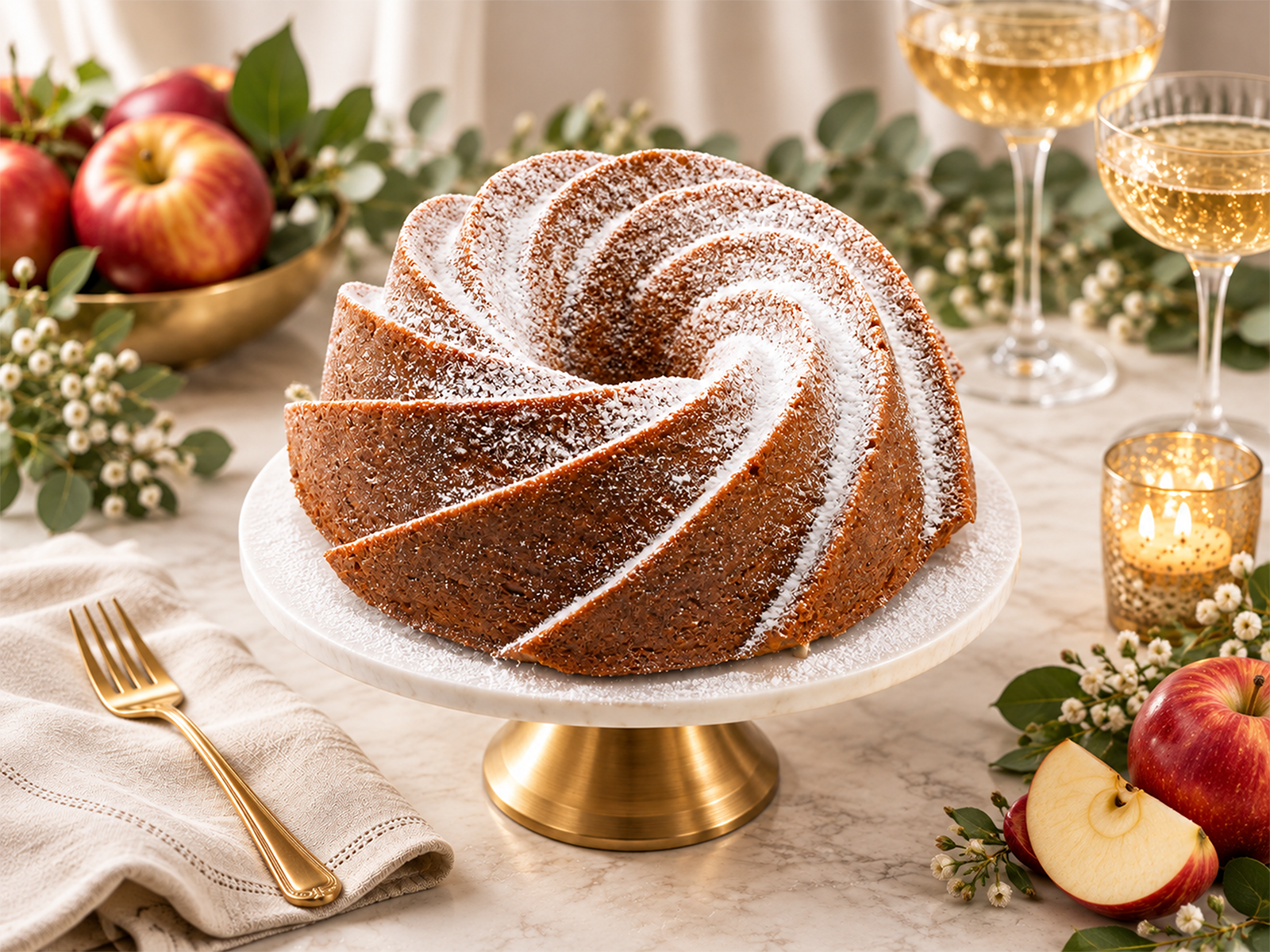 Click to enlarge Apple Honey Bundt Cake